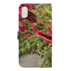 maaaa125422の花柄iPhoneケース☆ Book-Style Smartphone Case :back