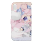 桃雛なの🎀✨@新人Vtuberのふんわりそらとぶなのちゃん Book-Style Smartphone Case :back