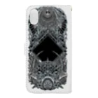 BLACKINKのTAROT - THE MOON. White Book-Style Smartphone Case :back