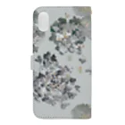 otsukiyumiのajisail ightgray Book-Style Smartphone Case :back