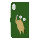 viva's SHOPのねこぜびーばー Book-Style Smartphone Case :back