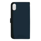 にじのひとひら 2号店の水底の鮮やかさ　iPhoneXR推奨 Book-Style Smartphone Case :back