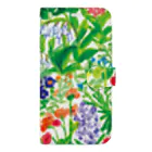 IZURUAMINAKA 網中いづるの花の庭 Book-Style Smartphone Case