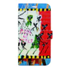 DoiMayumiのPOP ART (RAIN OF PEACE) Book-Style Smartphone Case