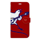 Momi Buncho Lab SHOPのフライングV文鳥(iPhone XR/XS Max用) 手帳型スマートフォンケース Book-Style Smartphone Case