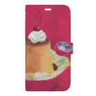 HOOのpudding iPhone case 手帳型スマホケース