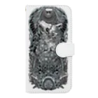 BLACKINKのTAROT - THE MOON. White Book-Style Smartphone Case