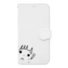 ねこの泣いてる女の子 Book-Style Smartphone Case