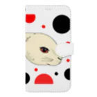 アソマサヤのrabbit in the moon. Book-Style Smartphone Case