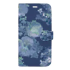 otsukiyumiのajisai blue Book-Style Smartphone Case
