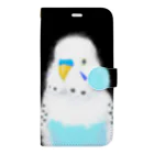 やさしいさかなのインコ&インコ Book-Style Smartphone Case