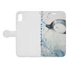 jin-whalesongのblizzard Book-Style Smartphone Case:Opened (outside)