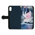 にじのひとひら 2号店の水底の鮮やかさ　iPhoneXR推奨 Book-Style Smartphone Case:Opened (outside)