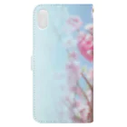 akane_art（茜音工房）の花フォト（八重桜） Book-Style Smartphone Case :back