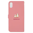 あたちたちのおみせのおちりたちpink Book-Style Smartphone Case :back