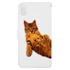 Elegant CatのElegant Cat ③ Book-Style Smartphone Case :back