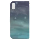 blueHawaiiのcold moon Book-Style Smartphone Case :back