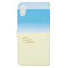 GREEN DESIGN WORKS　グリーンデザインワークスのアニマル君　手帳型iPhoneケース Book-Style Smartphone Case :back