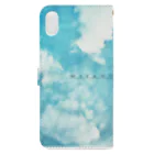 miyanueの空 Book-Style Smartphone Case :back