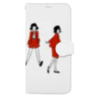 チヤキ CHAKIのRED SET UP Book-Style Smartphone Case