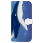 超みちるの泳ぐクジラ Book-Style Smartphone Case