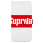 ハワイスタイルクラブのHawaiian Suprex Box Logo Book-Style Smartphone Case