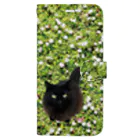 Litoraneo il gattinoの"Tango" on the grass!  手帳型スマホケース