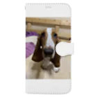 おいら犬組！ バセット倶楽部のバセットハウンド アホ顔ちゃん Book-Style Smartphone Case