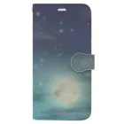 blueHawaiiのcold moon Book-Style Smartphone Case