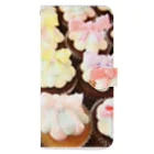 aki🧜‍♀️kia /aki narisawaのkia cupcake Book-Style Smartphone Case