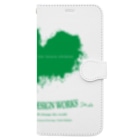 GREEN DESIGN WORKS　グリーンデザインワークスの屋久島ウィルソンハート　手帳型iPhoneケース Book-Style Smartphone Case