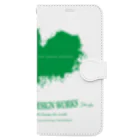 GREEN DESIGN WORKS　グリーンデザインワークスの屋久島ウィルソンハート　手帳型iPhoneケース 手帳型スマホケース