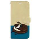 sweet penguinのsweet penguin Book-Style Smartphone Case