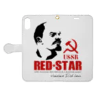 JOKERS FACTORYのLENIN レーニン Book-Style Smartphone Case:Opened (outside)