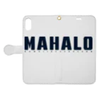 ハワイスタイルクラブのJust MAHALO Book-Style Smartphone Case:Opened (outside)