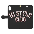 ハワイスタイルクラブのHI STYLE CLUB 手帳型スマホケースを開いた場合(外側)