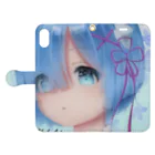 ProfessorBlankのRem Book-Style Smartphone Case:Opened (outside)