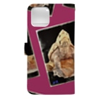 316(MIHIRO)のアジアンテイストアート風 Book-Style Smartphone Case :back