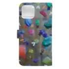 RAVE GIRLのbouldering~素敵な凹凸~ Book-Style Smartphone Case :back