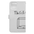 アトリエヱキパのthis is nor Rearing Book-Style Smartphone Case :back