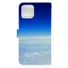 YASAKASAKUの雲の上の空のスマホケース☁ Book-Style Smartphone Case :back