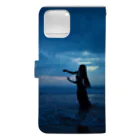 Rira Dancer Official Shopの【моря】 Book-Style Smartphone Case :back