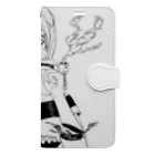 G!on@漫画家の八つの枢要罪（モノクロ） Book-Style Smartphone Case