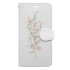 hugの手帳型iPhoneケース-White Book-Style Smartphone Case