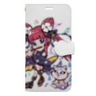 ばんすぃ@筋柱グラフィックデザイナーの碧音＆妖猫 Book-Style Smartphone Case