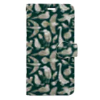 イジャクノ絨毯 ｜ IJAKUCARPETの鳥ちらし（グリーン） Book-Style Smartphone Case