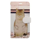Kei's photo motif shopのひなたぼっこする猫 Book-Style Smartphone Case