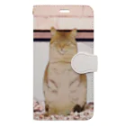 Kei's photo motif shopのひなたぼっこする猫 手帳型スマホケース