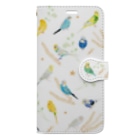 MIKIHO＠トリピカルのセキセイスマホ手帳　iphone12ProMax/11ProMax/11Pro Book-Style Smartphone Case