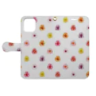 AttentIの春のお花 Book-Style Smartphone Case:Opened (outside)